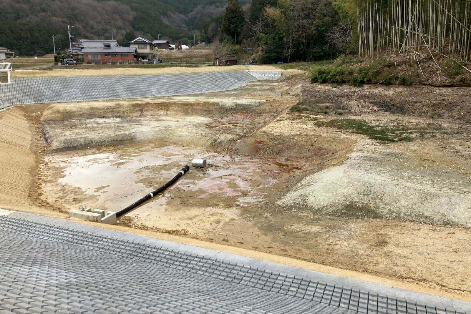 県営まんのう地区上所池改修その２工事/重成土建